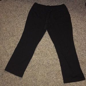 Black sweat pants